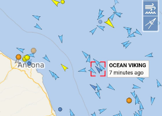 Ocean Viking verso Ancona, attracco in porto anticipato